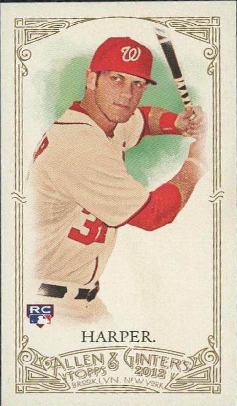 Bryce Harper [Mini Allen & Ginter Red Back] #12