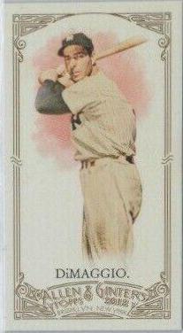 Joe DiMaggio [Mini Allen & Ginter Back] #181