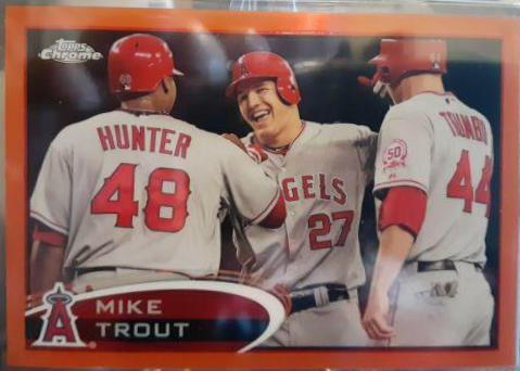 Mike Trout [Orange Refractor] #144