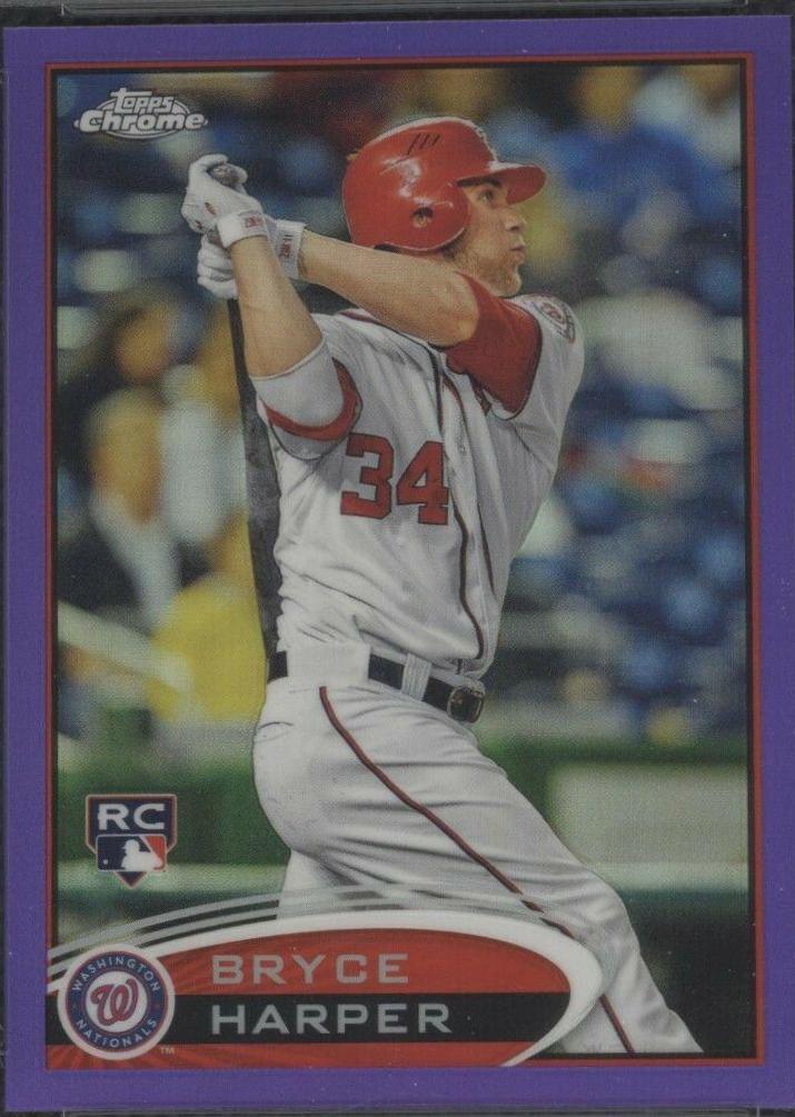 Bryce Harper [Hitting Purple Refractor] #196