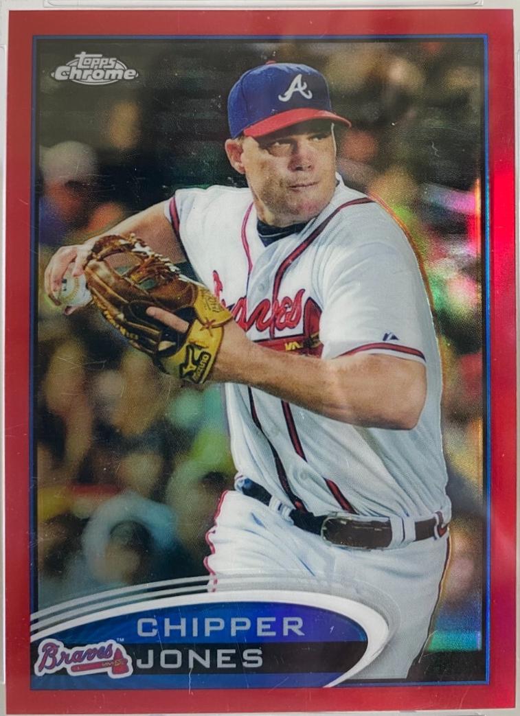 Chipper Jones [Red Refractor] #96