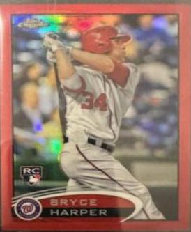 Bryce Harper [Hitting Red Refractor] #196