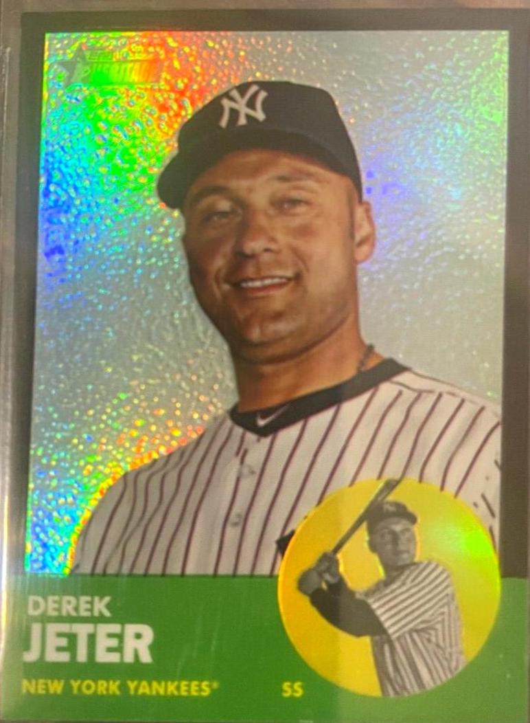 Derek Jeter [Black Refractor] #HP33