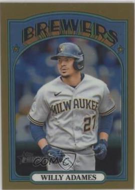 Willy Adames [Chrome Gold Refractor] #662