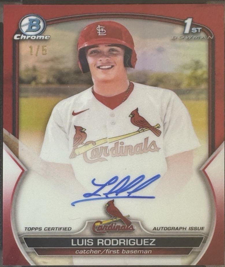 Luis Rodriguez [Red] #CPA-LR