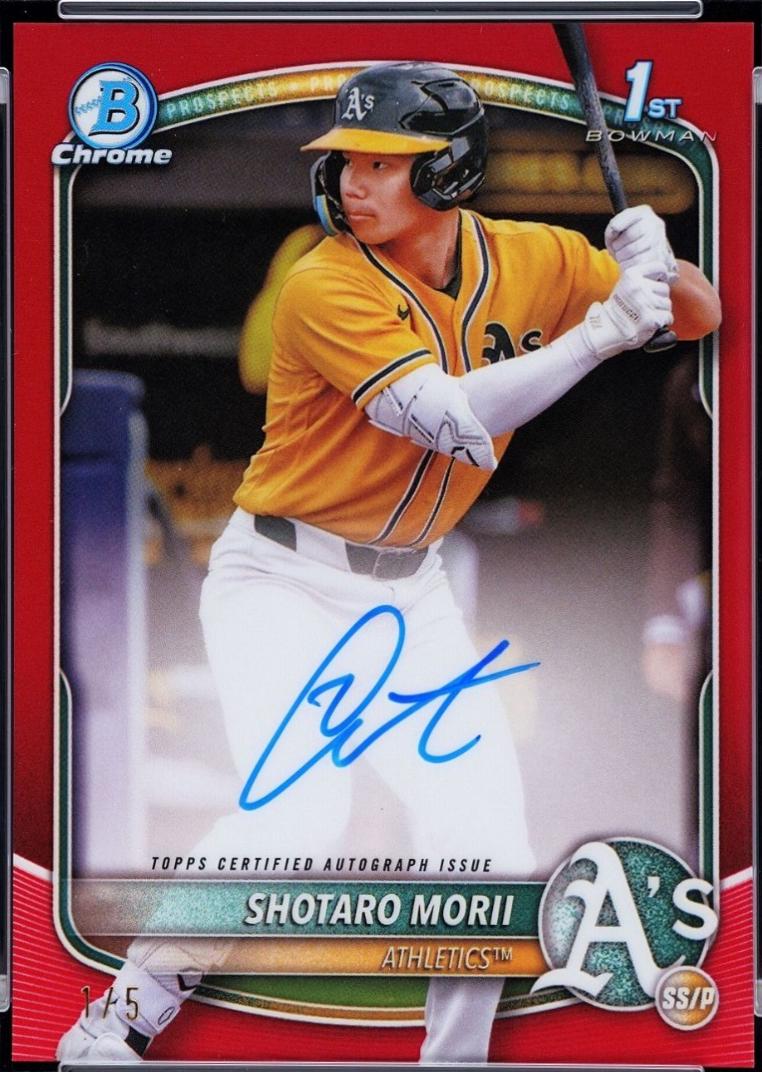 Shotaro Morii [Red Refractor] #CPA-SM