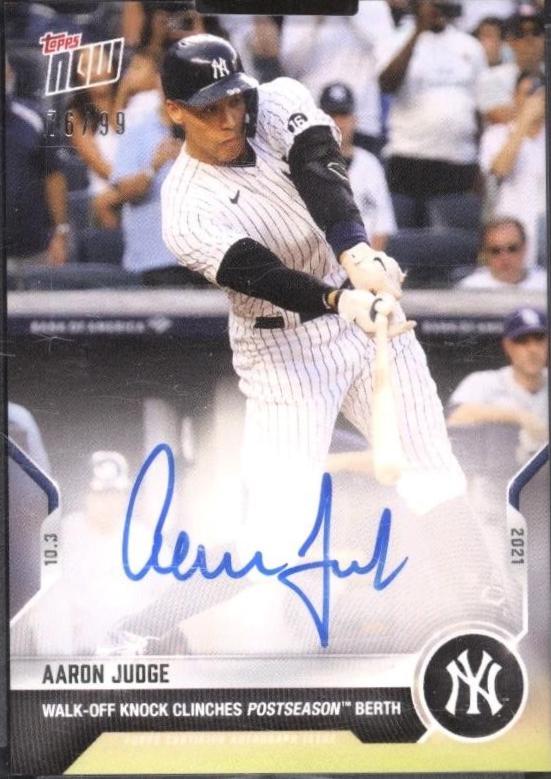 Aaron Judge [Autograph] #895A