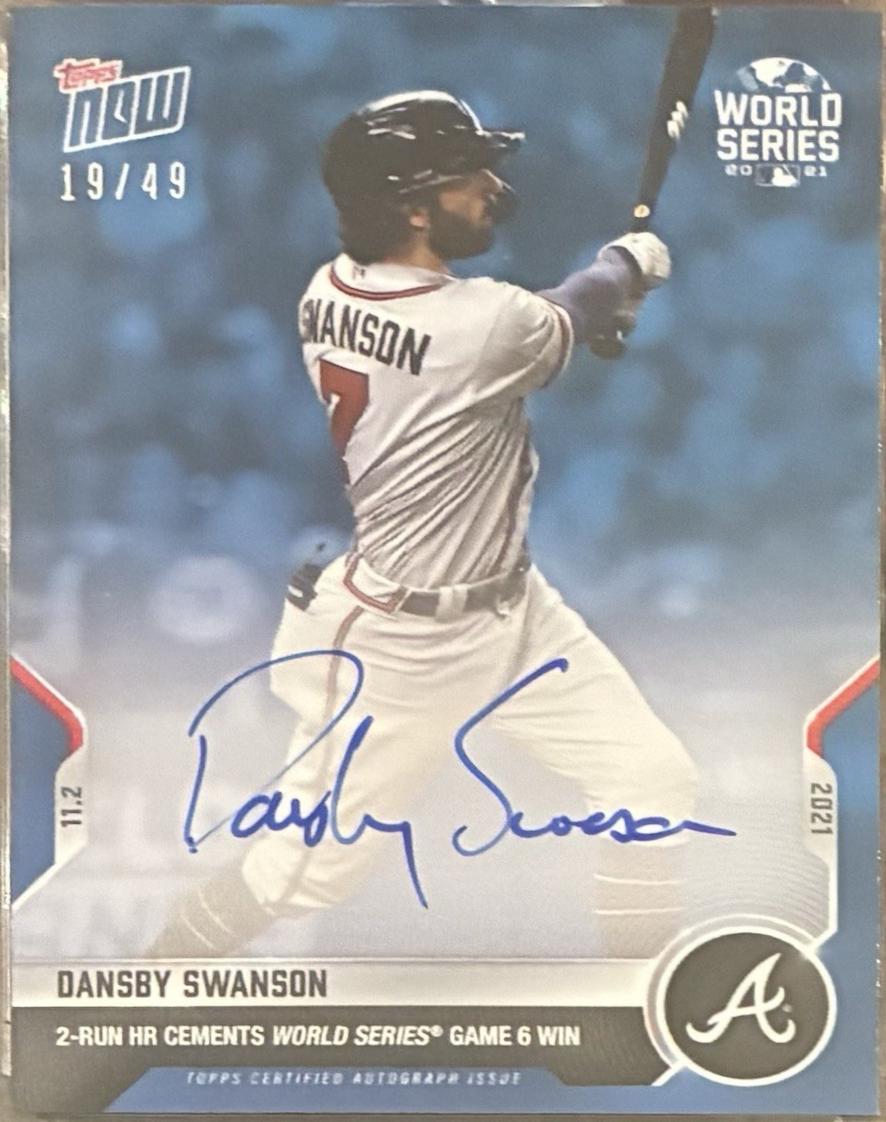 Dansby Swanson [Autograph] #1038B