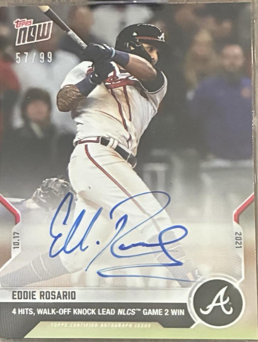 Eddie Rosario [Autograph] #982A