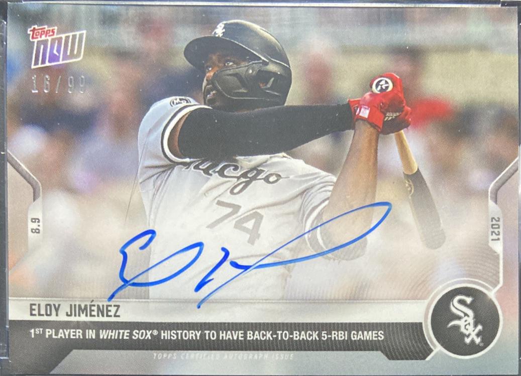 Eloy Jimenez [Autograph] #637A