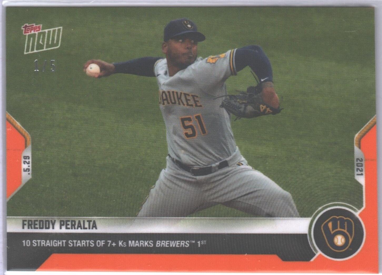 Freddy Peralta [Orange] #283