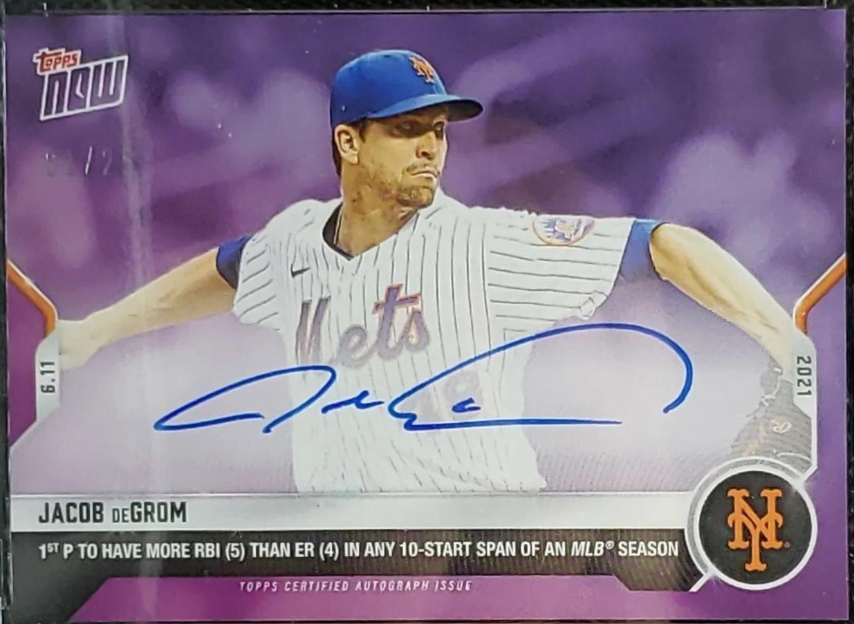 Jacob deGrom [Autograph] #340C