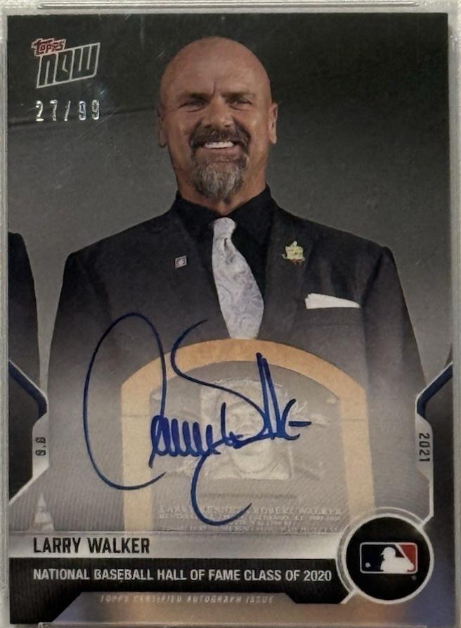 Larry Walker [Autograph] #777A