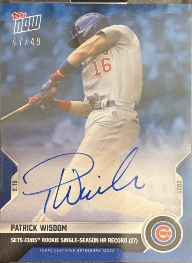 Patrick Wisdom [Autograph] #830B