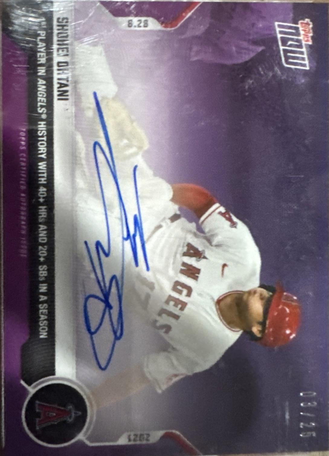 Shohei Ohtani [Autograph] #727C