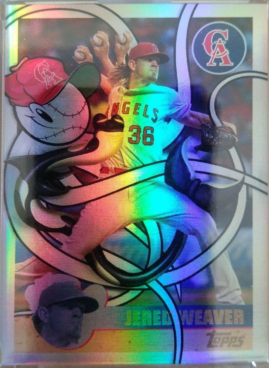 Jered Weaver [Rainbow Foil] #404