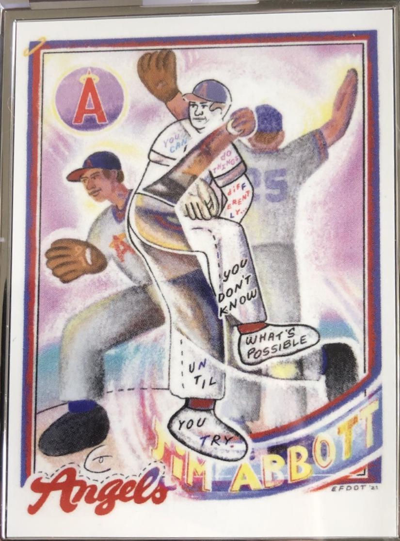 Jim Abbott [Artist Proof Silver Frame] #607