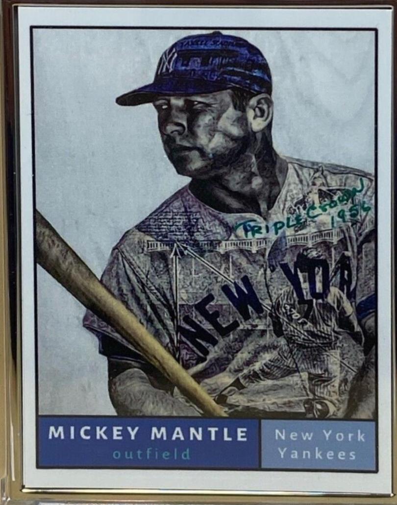 Mickey Mantle [Artist Proof Silver Frame] #473