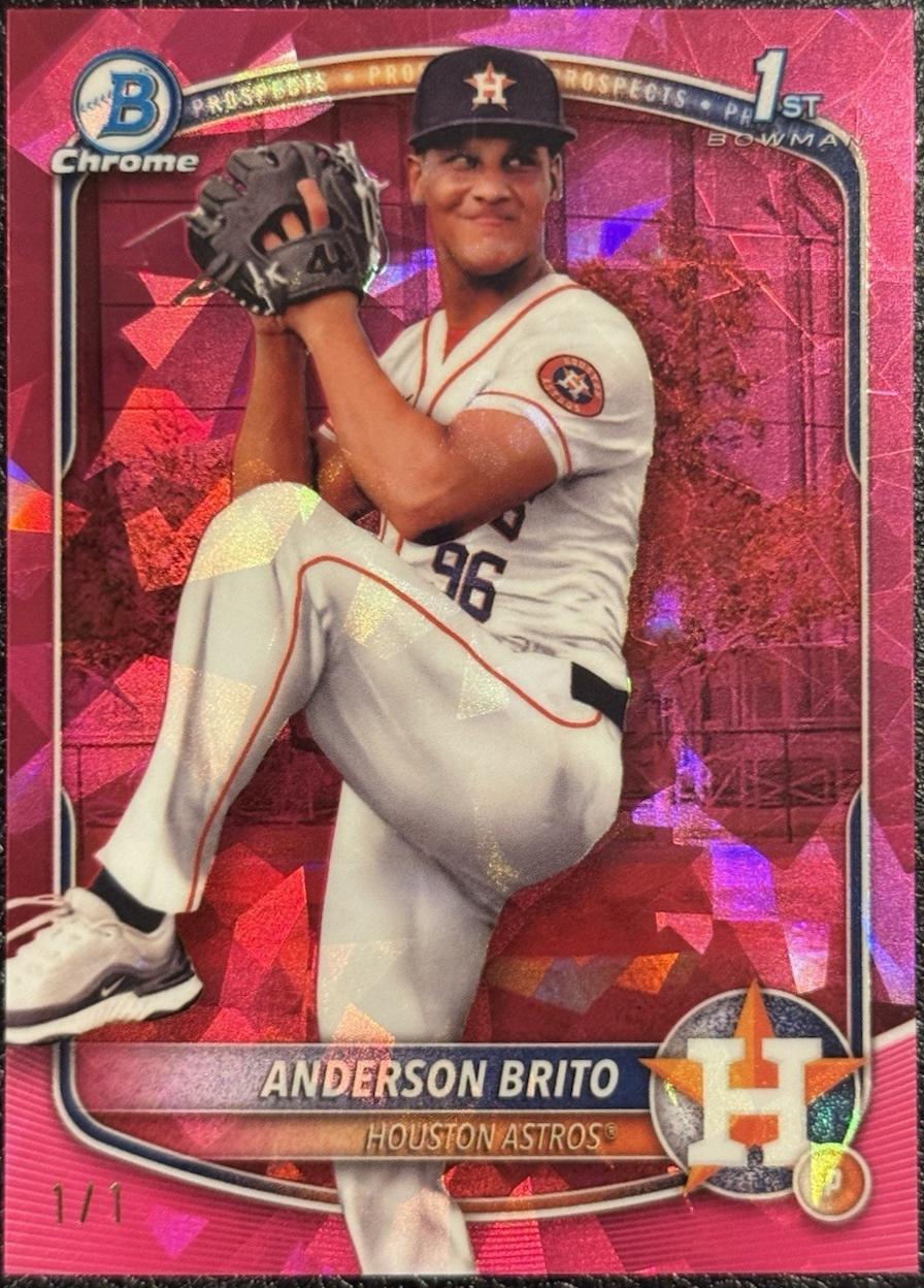 Anderson Brito [SuperFractor Sapphire] #BCP-98