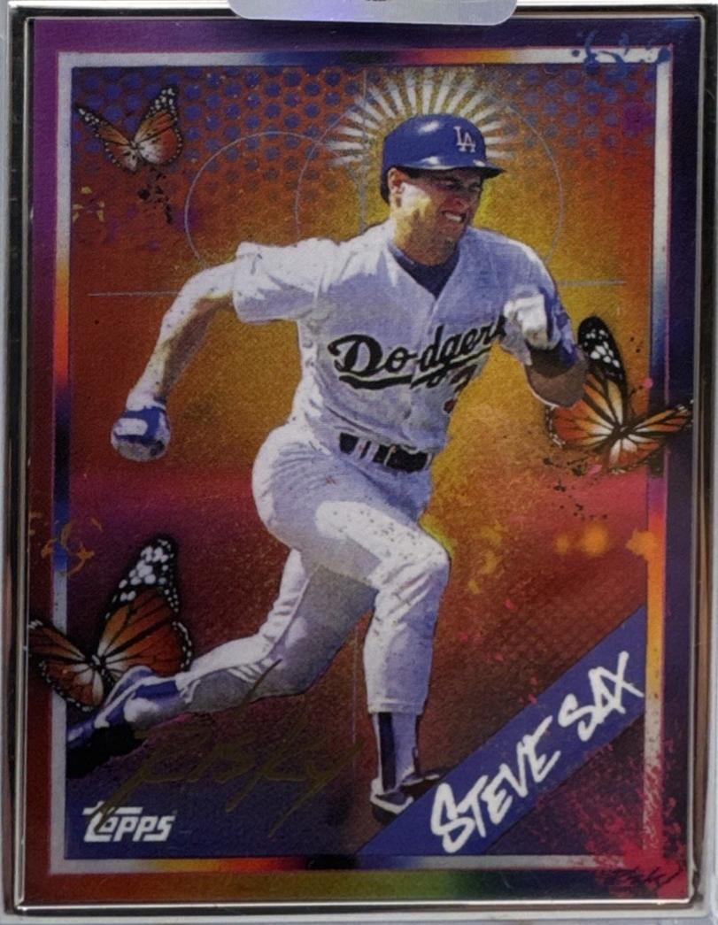 Steve Sax [Artist Proof Silver Frame] #319