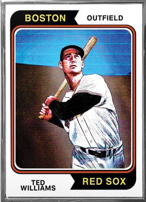 Ted Williams [Artist Proof Silver Frame] #231