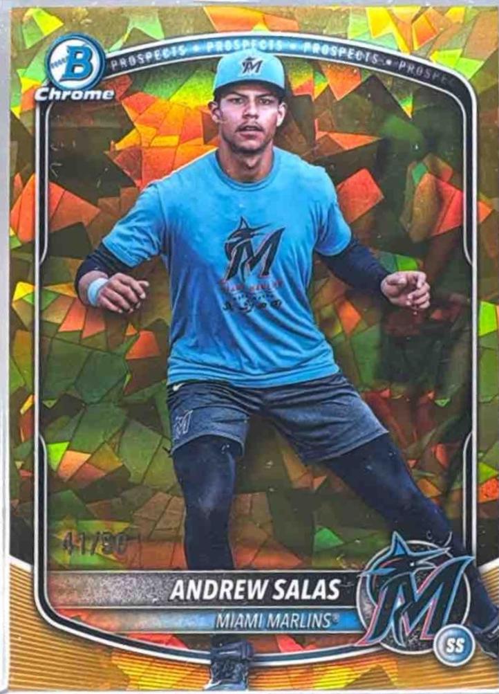 Andrew Salas [Gold Image Variation Sapphire] #BCP-156