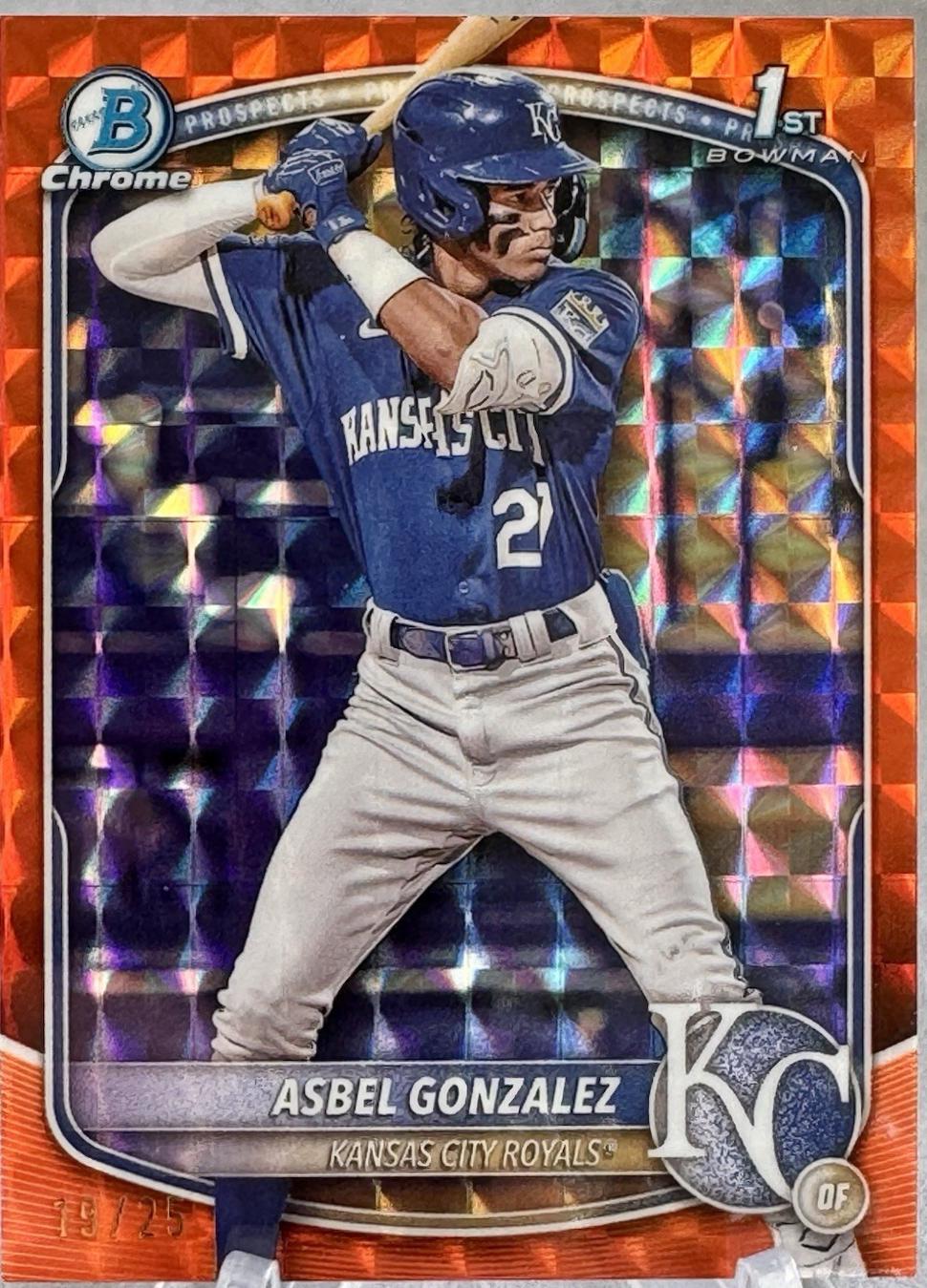 Asbel Gonzalez [Orange Geometric] #BCP-4