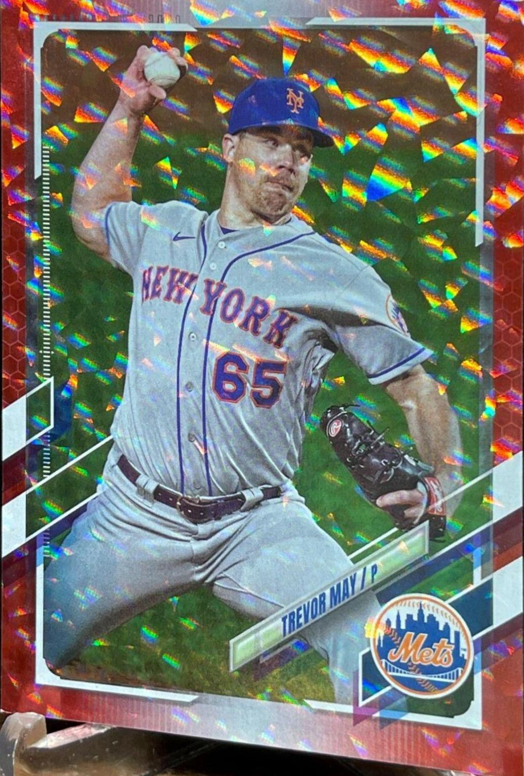 Trevor May [Red Foilboard] #US203