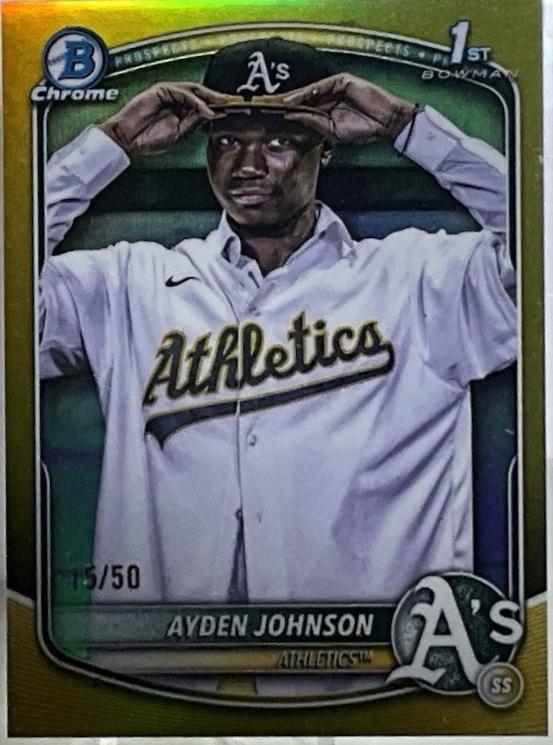 Ayden Johnson [Gold Mega Refractor] #BCP-197