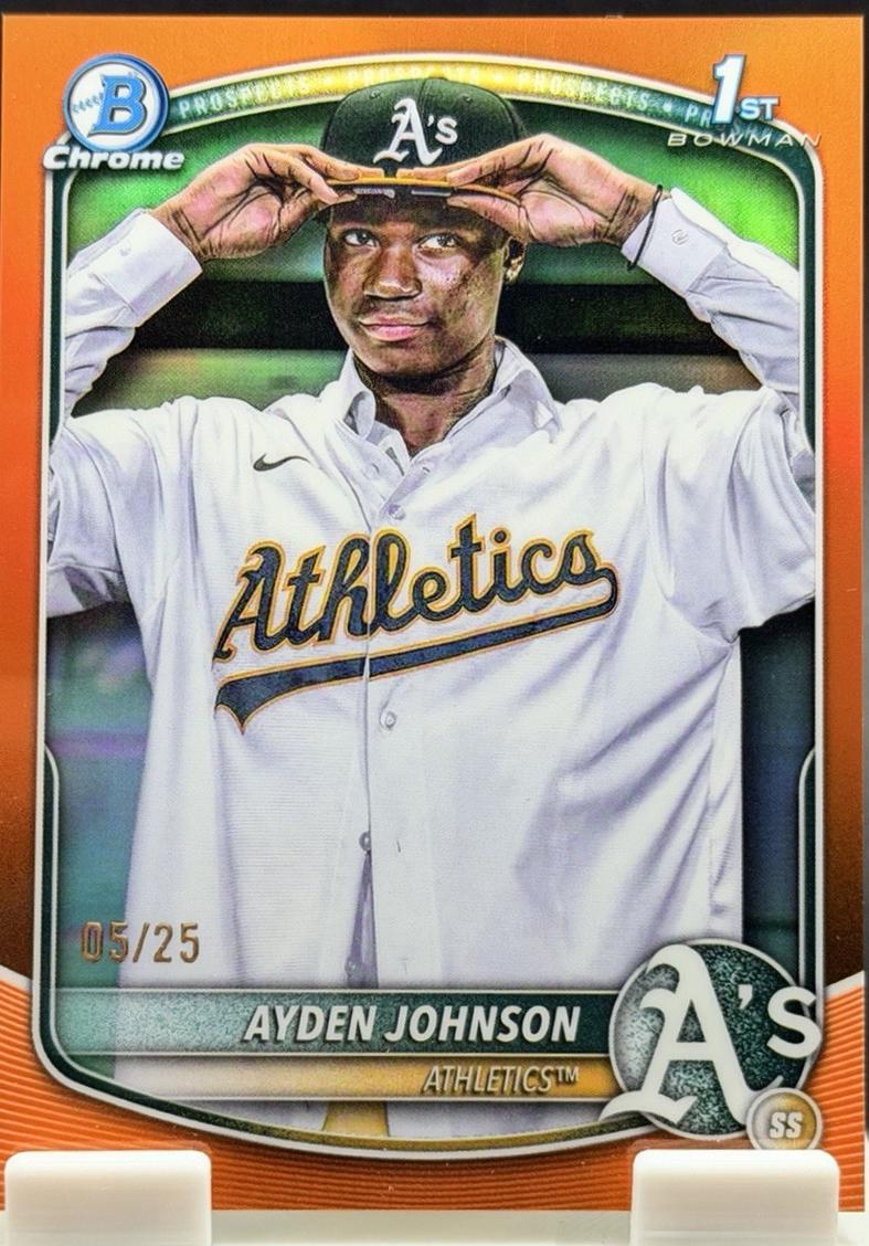 Ayden Johnson [Orange Mega Refractor] #BCP-197