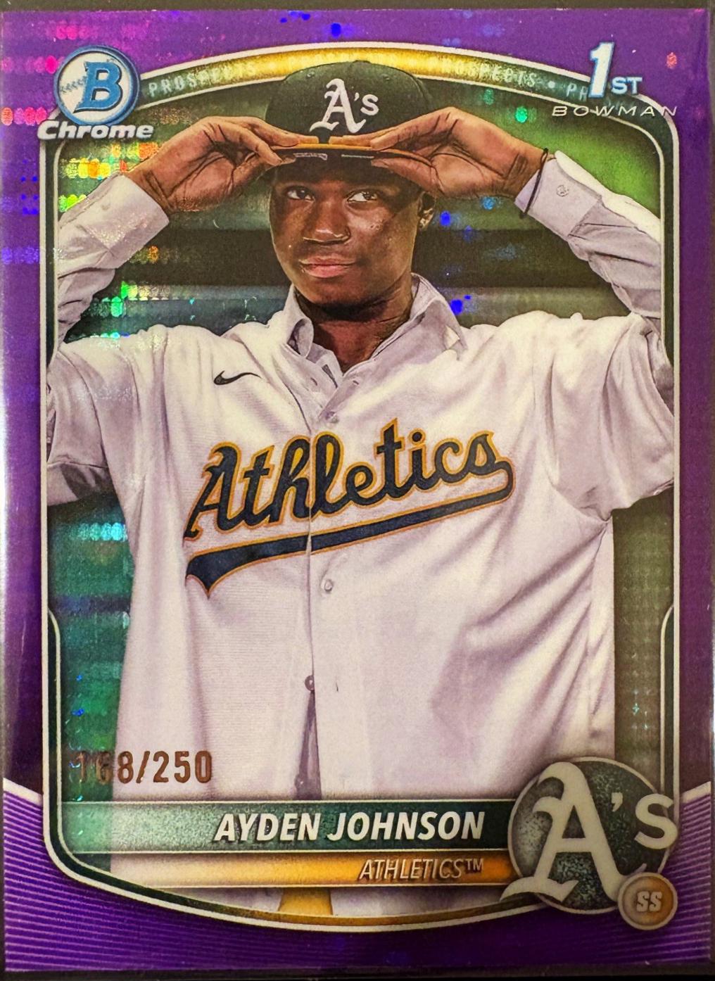 Ayden Johnson [Purple Mega Refractor] #BCP-197