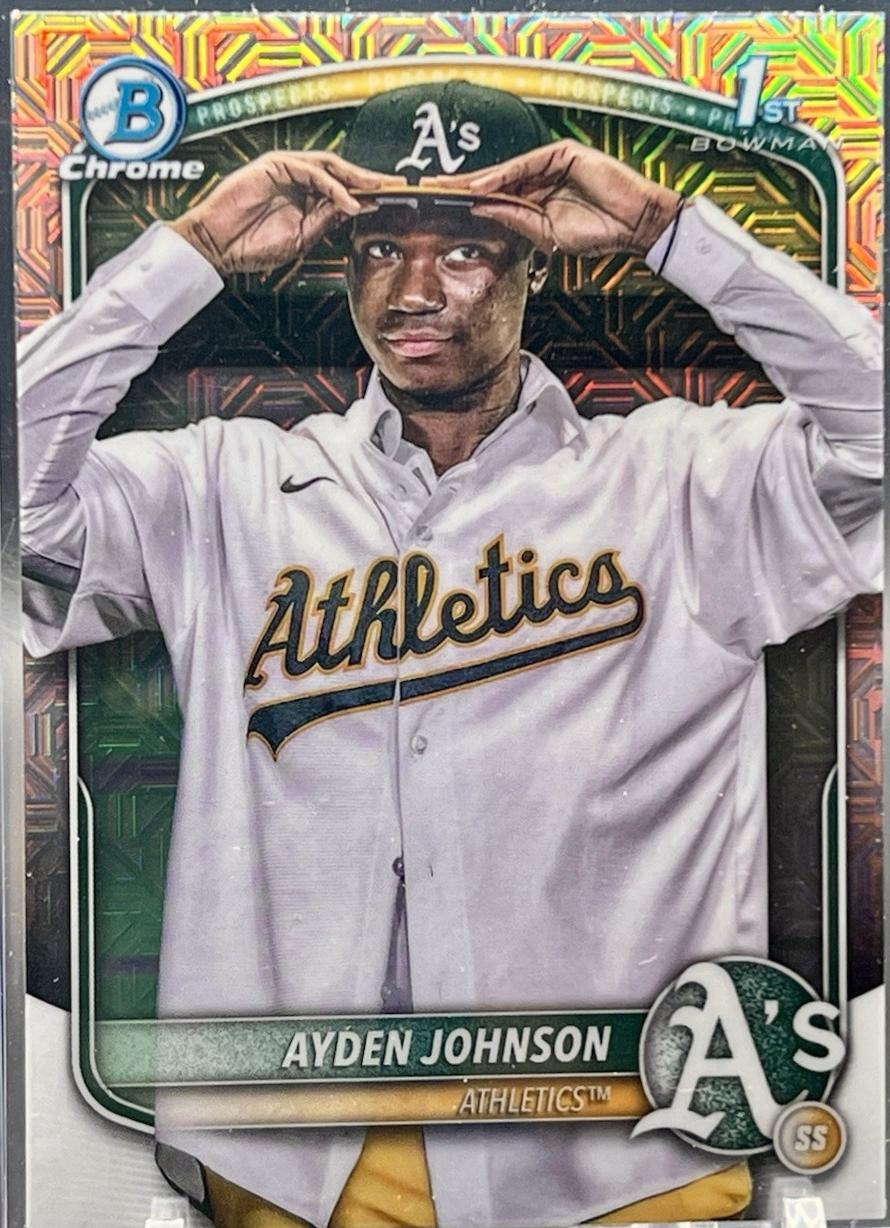 Ayden Johnson [Rose Gold Mojo Mega Refractor] #BCP-197