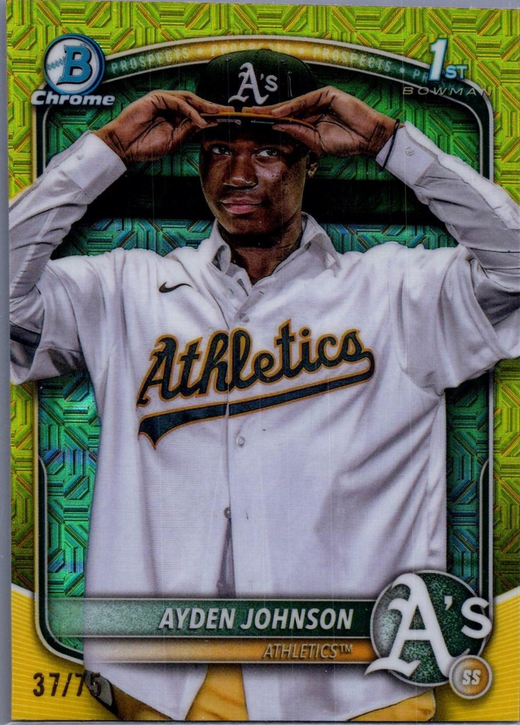 Ayden Johnson [Yellow Mega Refractor] #BCP-197