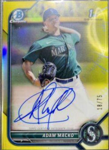 Adam Macko [Yellow Refractor] #CPA-AM