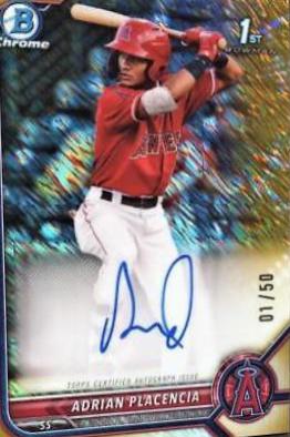 Adrian Placencia [Gold Shimmer Refractor] #CPA-APA