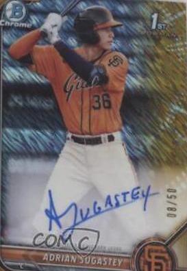 Adrian Sugastey [Gold Shimmer Refractor] #CPA-AS