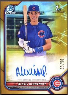 Alexis Hernandez [Gold Refractor] #CPA-AH