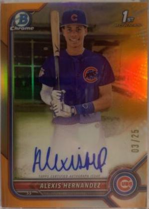 Alexis Hernandez [Orange Refractor] #CPA-AH