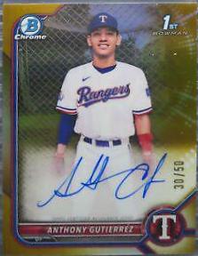 Anthony Gutierrez [Gold Refractor] #CPA-AG