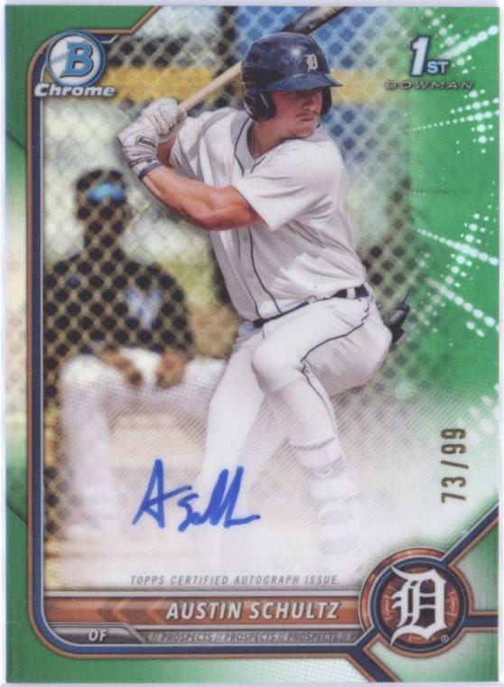 Austin Schultz [Green Refractor] #CPA-AST