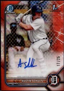 Austin Schultz [Orange Wave Refractor] #CPA-AST
