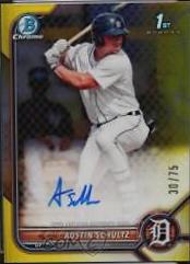 Austin Schultz [Yellow Refractor] #CPA-AST