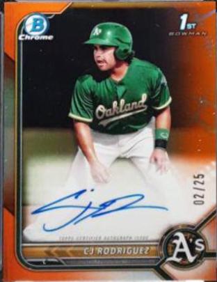 CJ Rodriguez [Orange Refractor] #CPA-CJR