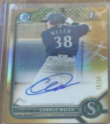 Charlie Welch [Gold Refractor] #CPA-CW