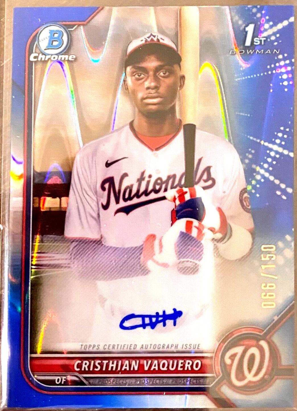Cristhian Vaquero [Blue RayWave Refractor] #CPA-CV