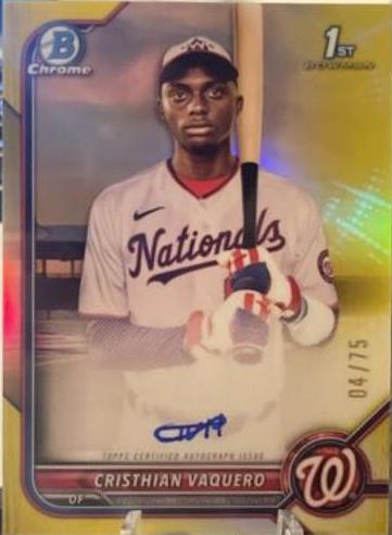 Cristhian Vaquero [Yellow Refractor] #CPA-CV