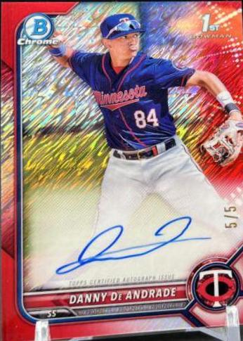 Danny De Andrade [Red Shimmer Refractor] #CPA-DDE