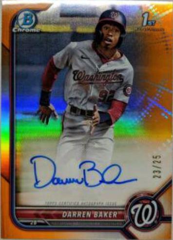 Darren Baker [Orange Refractor] #CPA-DB
