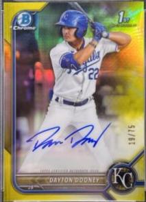 Dayton Dooney [Yellow Refractor] #CPA-DDO