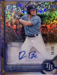 Dru Baker [Gold Refractor] #CPA-DB